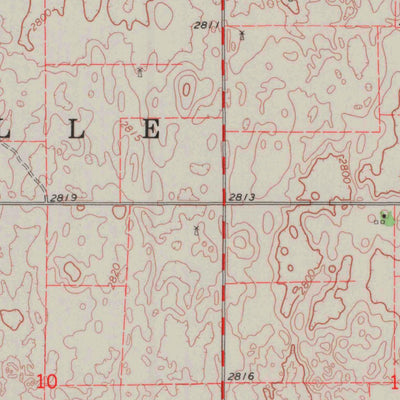 United States Geological Survey Pierceville SW, KS (1967, 24000-Scale) digital map