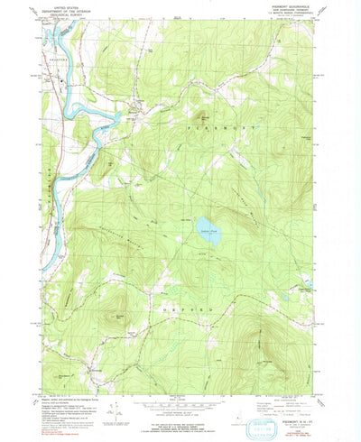 United States Geological Survey Piermont, NH-VT (1979, 24000-Scale) digital map