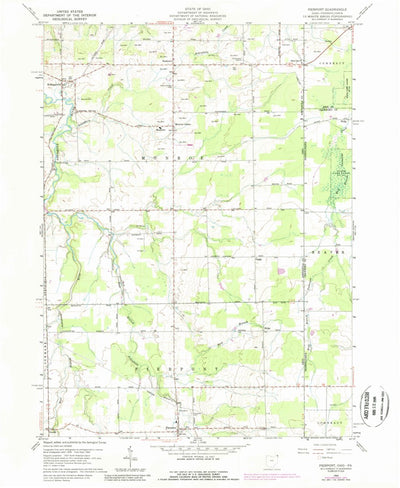 United States Geological Survey Pierpont, OH-PA (1960, 24000-Scale) digital map