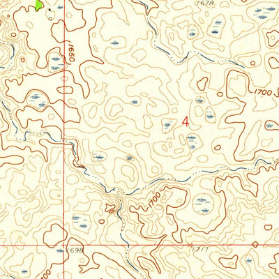 United States Geological Survey Pierpont, SD (1958, 24000-Scale) digital map