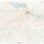 United States Geological Survey Pierre, SD (1986, 100000-Scale) digital map