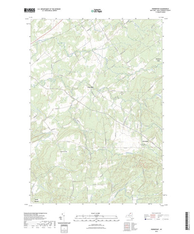 United States Geological Survey Pierrepont, NY (2023, 24000-Scale) digital map