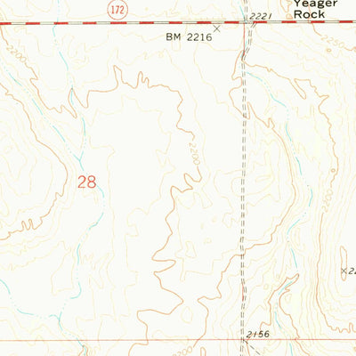 United States Geological Survey Piersol Hills, WA (1968, 24000-Scale) digital map