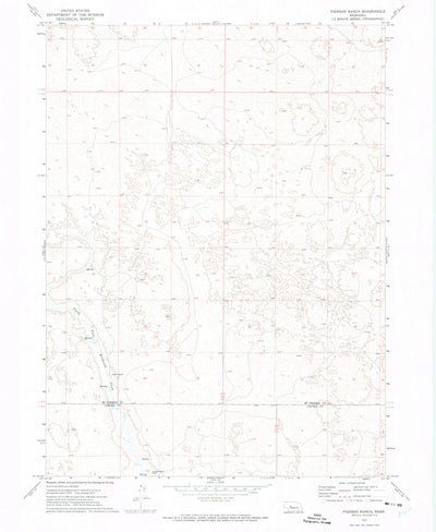 United States Geological Survey Pierson Ranch, NE (1972, 24000-Scale) digital map
