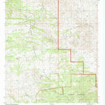 United States Geological Survey Piety Hill, AZ (1996, 24000-Scale) digital map