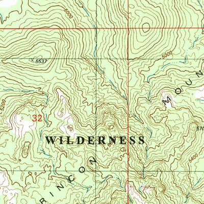 United States Geological Survey Piety Hill, AZ (1996, 24000-Scale) digital map