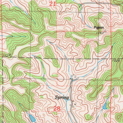 United States Geological Survey Pigeon Falls, WI (1984, 24000-Scale) digital map