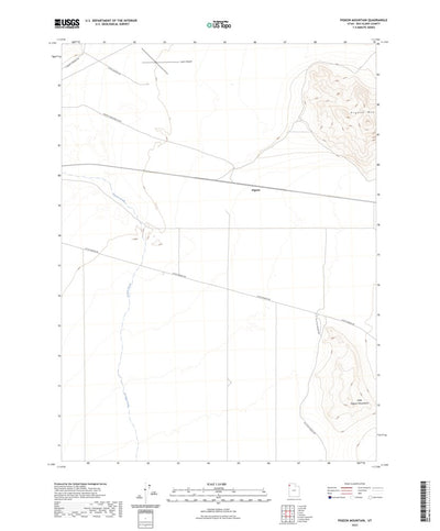 United States Geological Survey Pigeon Mountain, UT (2023, 24000-Scale) digital map