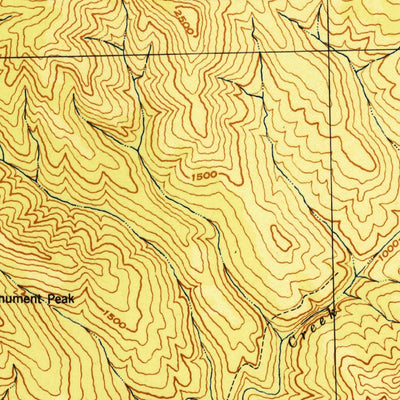 United States Geological Survey Pigeon Springs, WA (1943, 62500-Scale) digital map