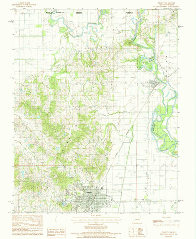 United States Geological Survey Piggott, AR-MO (1984, 24000-Scale) digital map