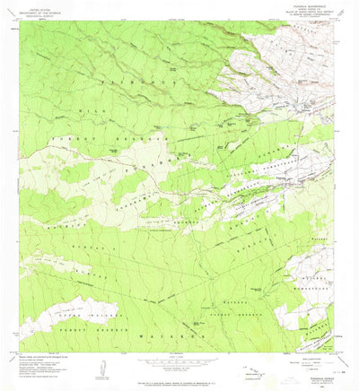 United States Geological Survey Piihonua, HI (1963, 24000-Scale) digital map