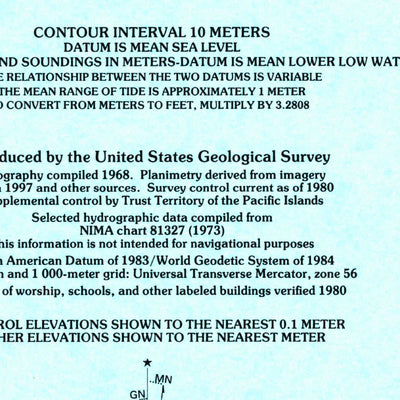 United States Geological Survey Piis Moen, FM (1997, 25000-Scale) digital map