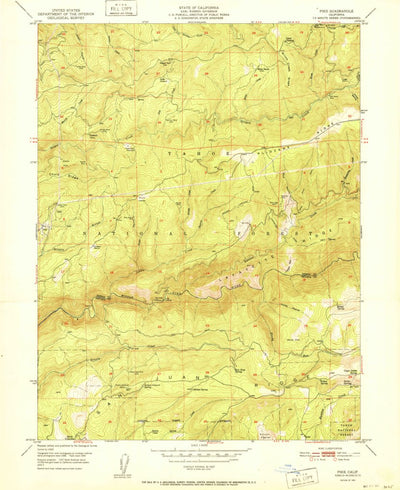 United States Geological Survey Pike, CA (1951, 24000-Scale) digital map
