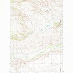 United States Geological Survey Pike Creek Hills West, MT (1986, 24000-Scale) digital map