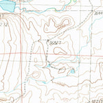 United States Geological Survey Pike Creek Hills West, MT (1986, 24000-Scale) digital map