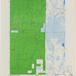 United States Geological Survey Pike Lake SE, WI (1971, 24000-Scale) digital map