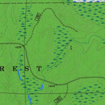 United States Geological Survey Pike Lake SE, WI (1971, 24000-Scale) digital map
