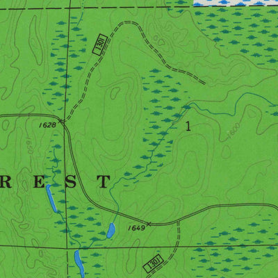 United States Geological Survey Pike Lake SE, WI (1971, 24000-Scale) digital map