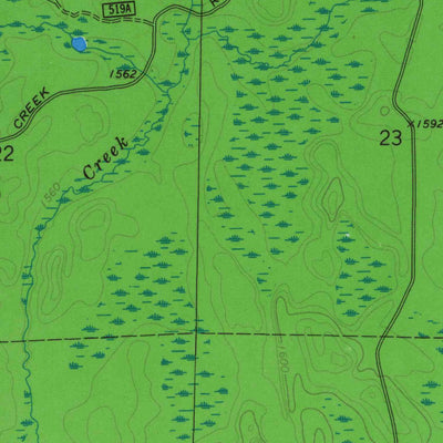 United States Geological Survey Pike Lake SE, WI (1971, 24000-Scale) digital map