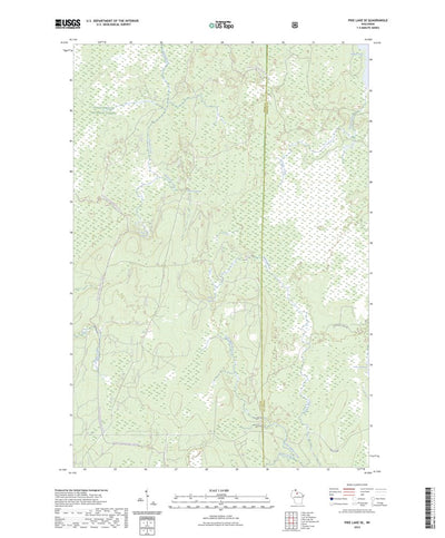 United States Geological Survey Pike Lake SE, WI (2023, 24000-Scale) digital map