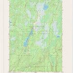 United States Geological Survey Pike Lake SW, WI (1971, 24000-Scale) digital map