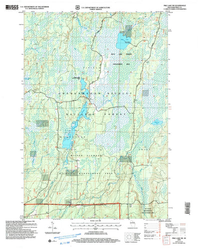United States Geological Survey Pike Lake SW, WI (2005, 24000-Scale) digital map