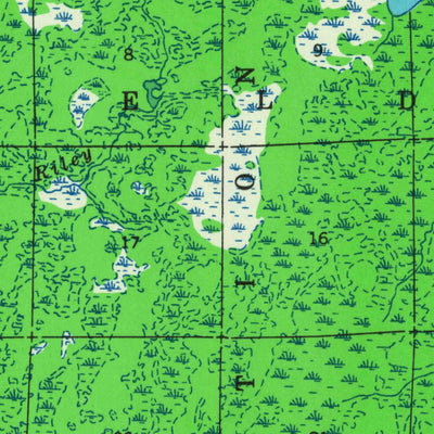 United States Geological Survey Pike Lake, WI (1941, 48000-Scale) digital map