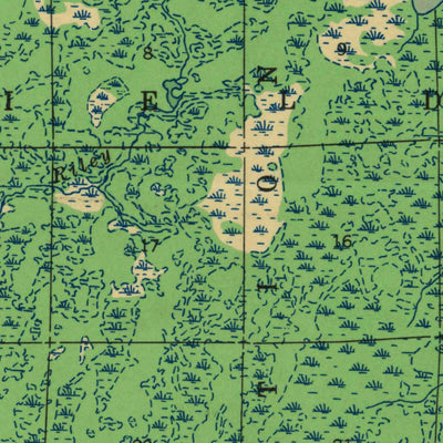 United States Geological Survey Pike Lake, WI (1942, 48000-Scale) digital map