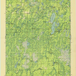 United States Geological Survey Pike Lake, WI (1950, 48000-Scale) digital map