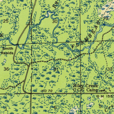 United States Geological Survey Pike Lake, WI (1950, 48000-Scale) digital map