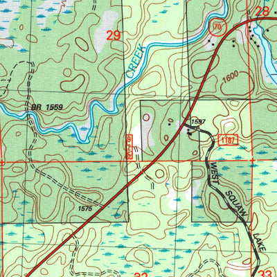United States Geological Survey Pike Lake, WI (2005, 24000-Scale) digital map