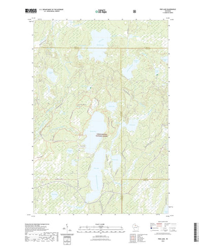 United States Geological Survey Pike Lake, WI (2022, 24000-Scale) digital map