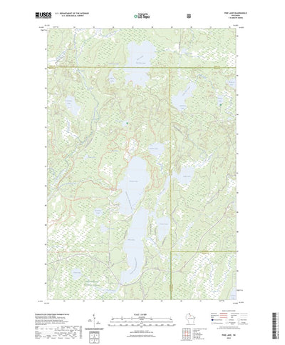 United States Geological Survey Pike Lake, WI (2023, 24000-Scale) digital map