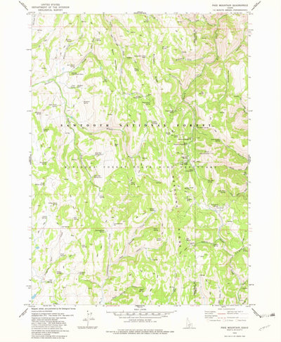 United States Geological Survey Pike Mountain, ID (1978, 24000-Scale) digital map