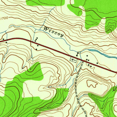 United States Geological Survey Pike, NY (1943, 24000-Scale) digital map