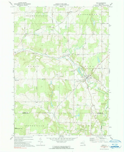 United States Geological Survey Pike, NY (1972, 24000-Scale) digital map