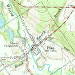 United States Geological Survey Pike, NY (1972, 24000-Scale) digital map