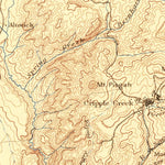 United States Geological Survey Pikes Peak, CO (1894, 125000-Scale) digital map