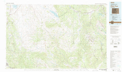 United States Geological Survey Pikes Peak, CO (1983, 100000-Scale) digital map