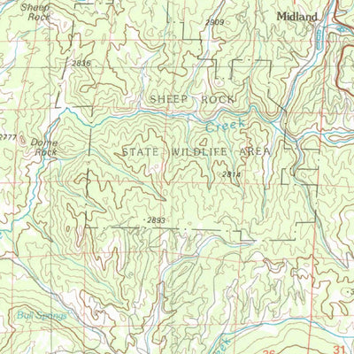 United States Geological Survey Pikes Peak, CO (1983, 100000-Scale) digital map