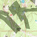 United States Geological Survey Pikes Peak, MT (1996, 24000-Scale) digital map