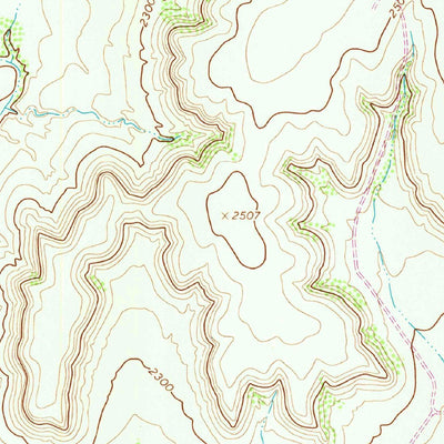 United States Geological Survey Pikes Peak, TX (1967, 24000-Scale) digital map