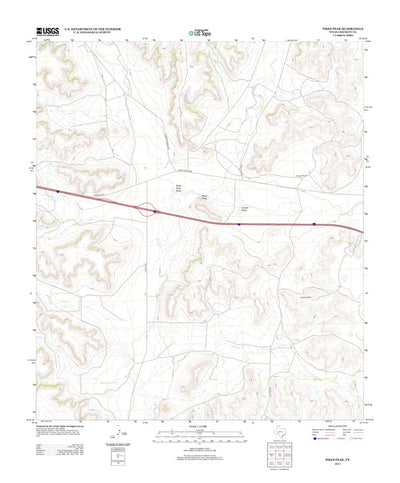 United States Geological Survey Pikes Peak, TX (2012, 24000-Scale) digital map