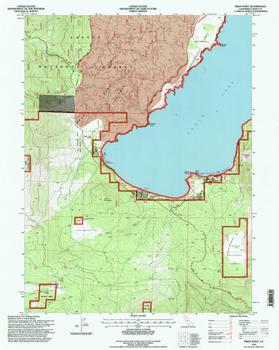 United States Geological Survey Pikes Point, CA (1995, 24000-Scale) digital map