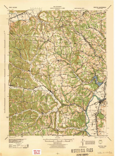 United States Geological Survey Piketon, OH (1944, 62500-Scale) digital map