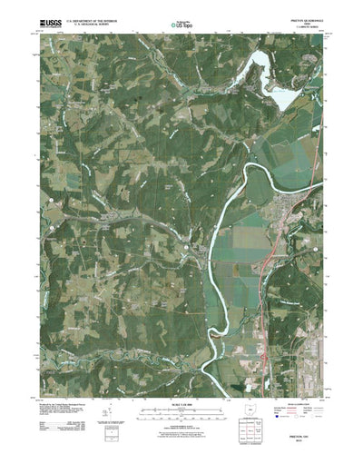 United States Geological Survey Piketon, OH (2010, 24000-Scale) digital map