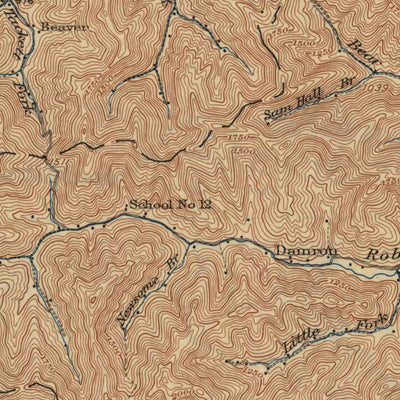 United States Geological Survey Pikeville, KY (1916, 62500-Scale) digital map