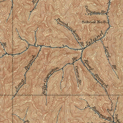 United States Geological Survey Pikeville, KY (1916, 62500-Scale) digital map