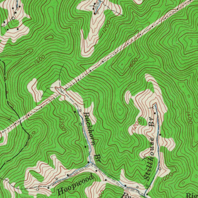 United States Geological Survey Pikeville, KY (1954, 24000-Scale) digital map