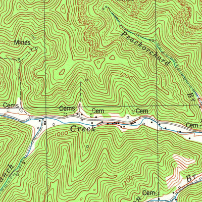 United States Geological Survey Pikeville, KY (1978, 24000-Scale) digital map